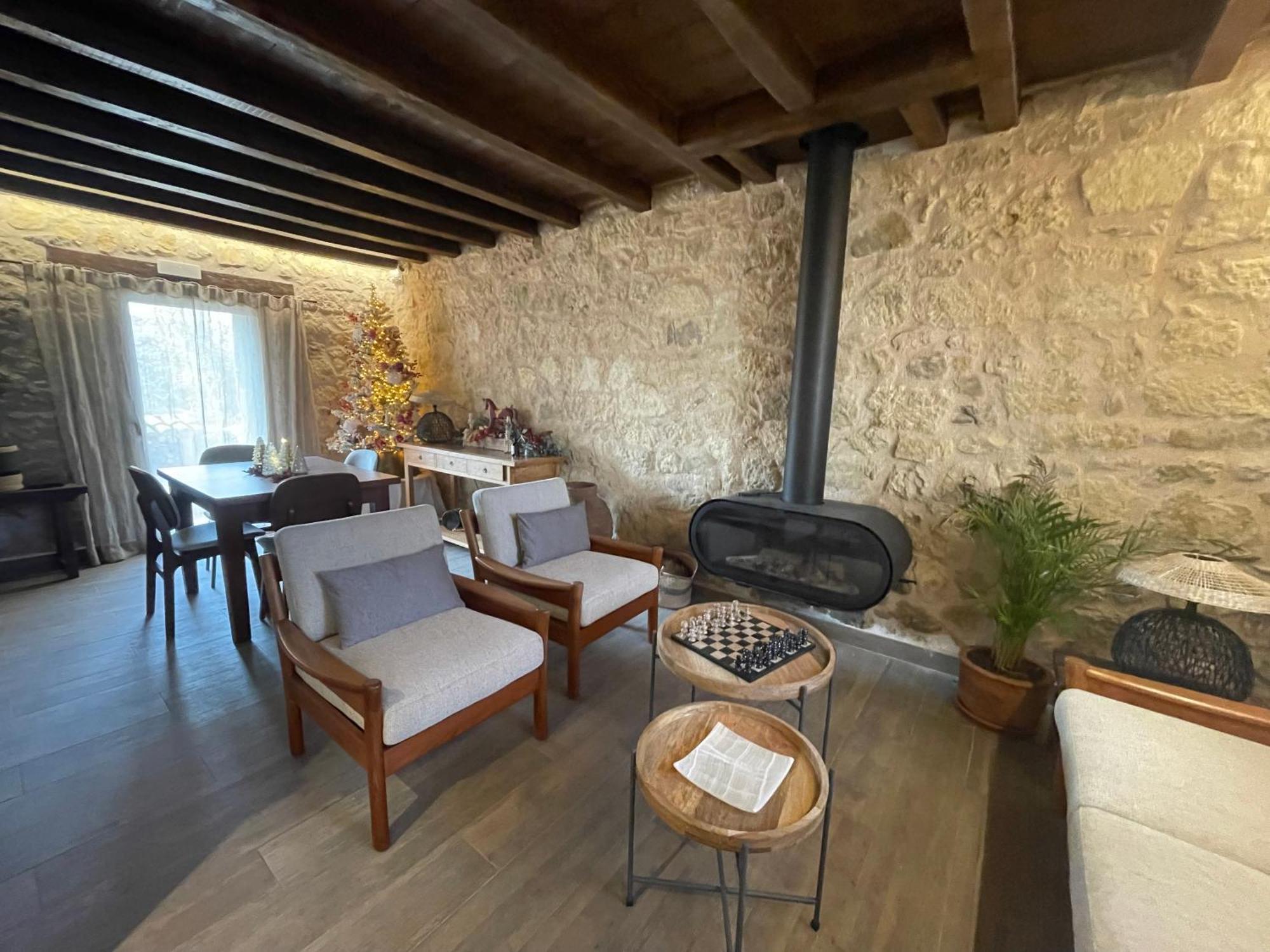 La Casa Del Cantero Pinilla del Valle Kültér fotó