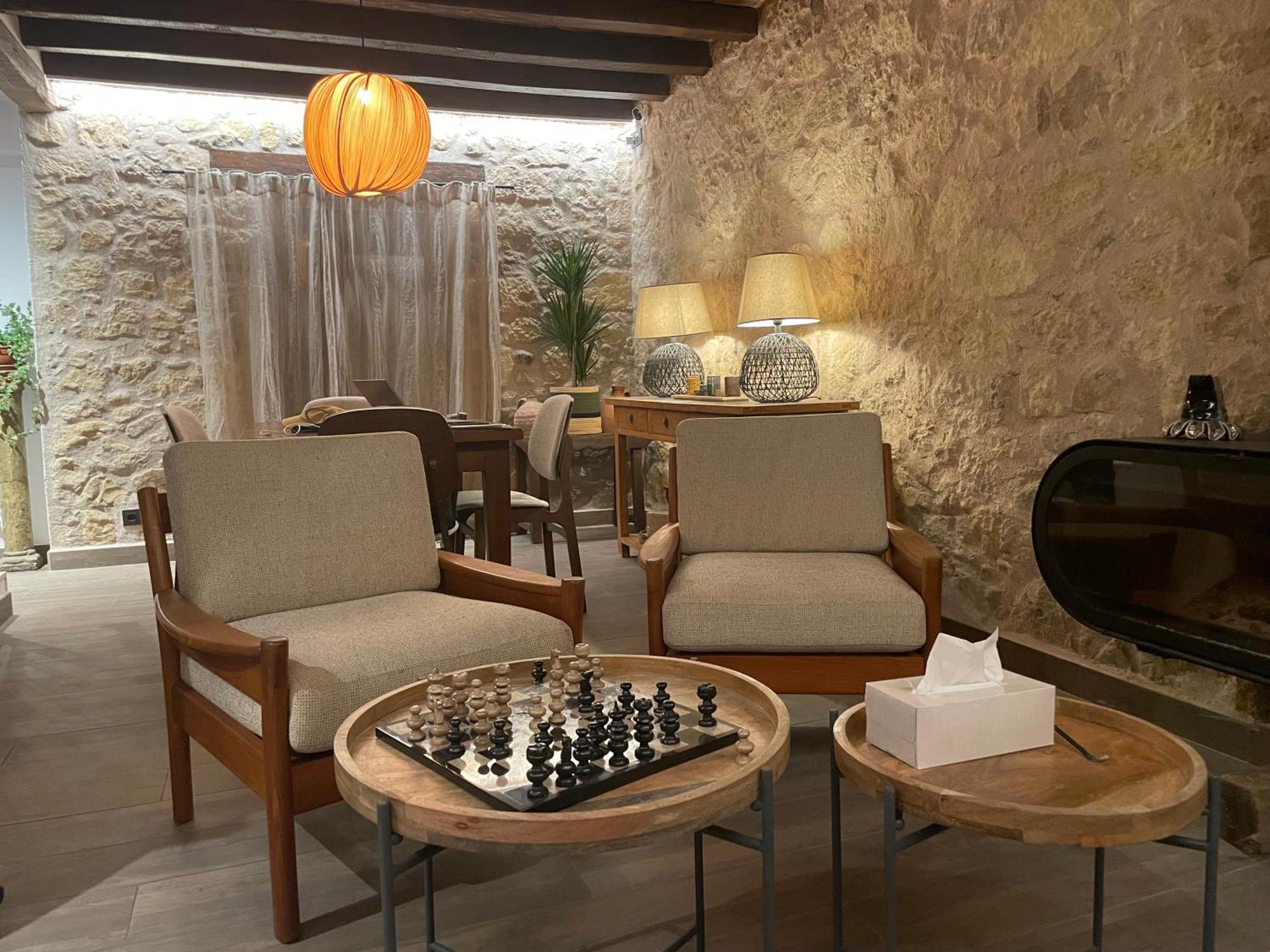 La Casa Del Cantero Pinilla del Valle Kültér fotó